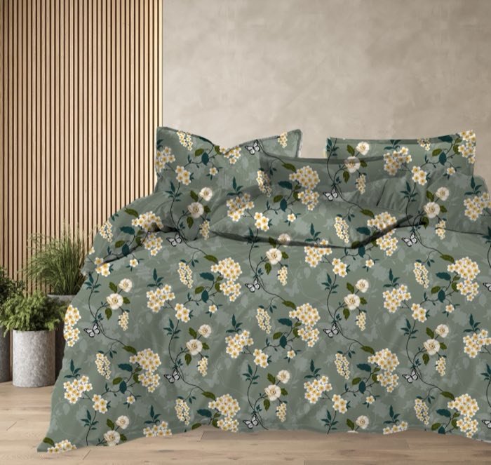 Sage Blossom Cotton Dohar
