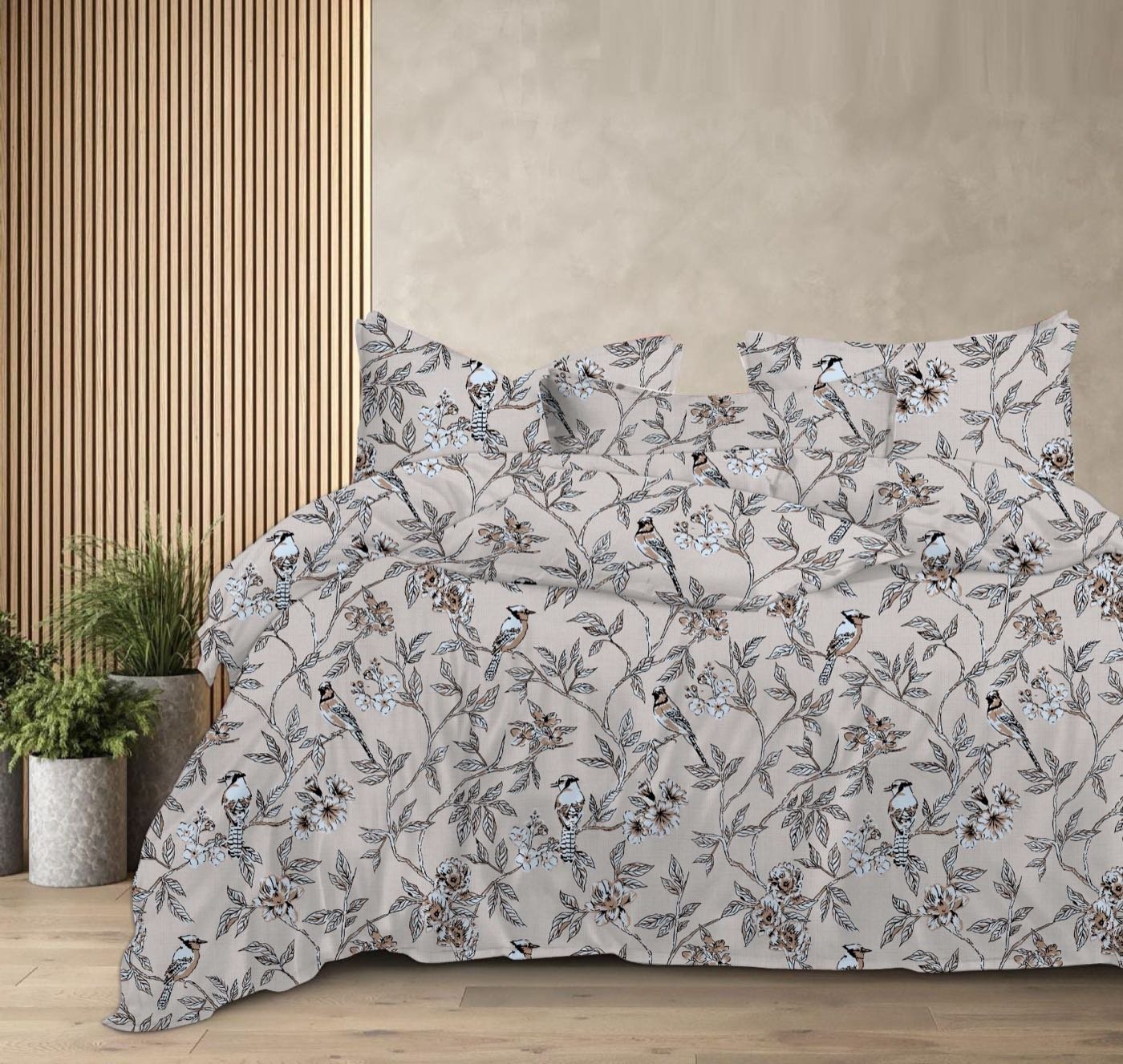 Bed styled with FABRICS FOR YOU bedding